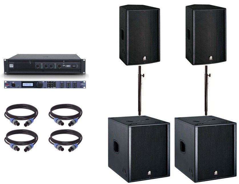 Musikanlage Tonanlage "XL" mieten leihen Verleih (Beschallung PA)