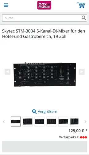 Skytec STM-3004 5-Kanal Dj-mixer