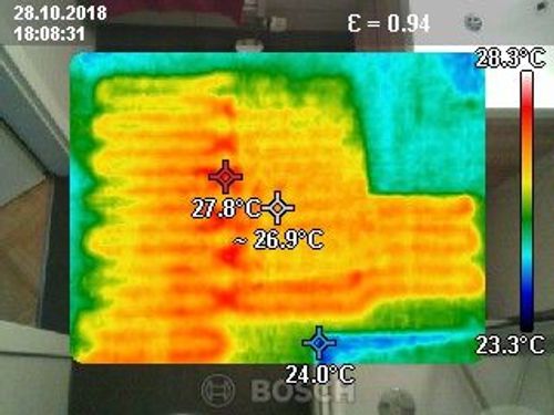 Vermietung Wärmebildkamera Bosch GTC400C Wärmebrücke, Kältebrücke