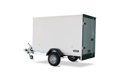 PKW Kofferanhänger mieten Anhänger mit geschlossenem Kasten 1300kg zGM 100km/h