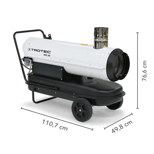 Zeltheizung 30 kW indirekt (abgasfrei)