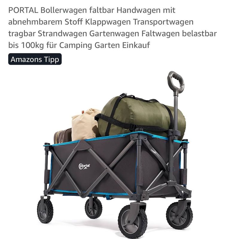 Bollerwagen bis 100kg Gewicht 