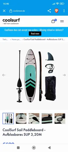 SUP Board von coolsurf