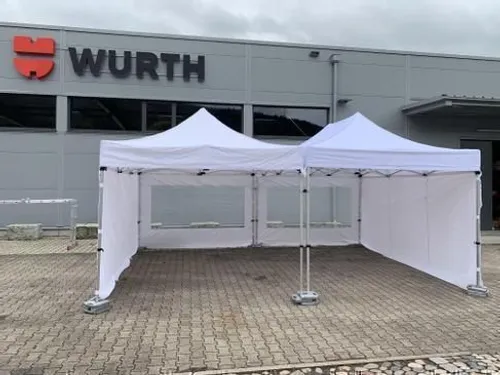 Pavillonzelt 6x4,5 m (optional mit Möbeln)