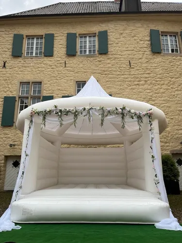 Hochzeitshüpfburg, Hüpfburg weiß, Wedding, Hochzeit