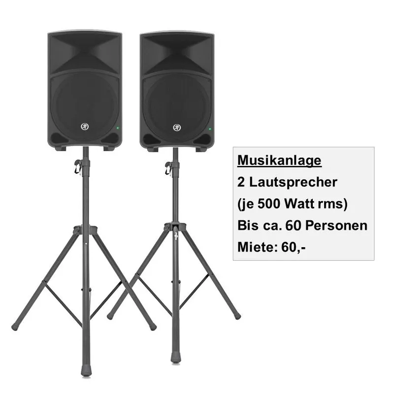 PA Party Musikanlage bis 60 Personen