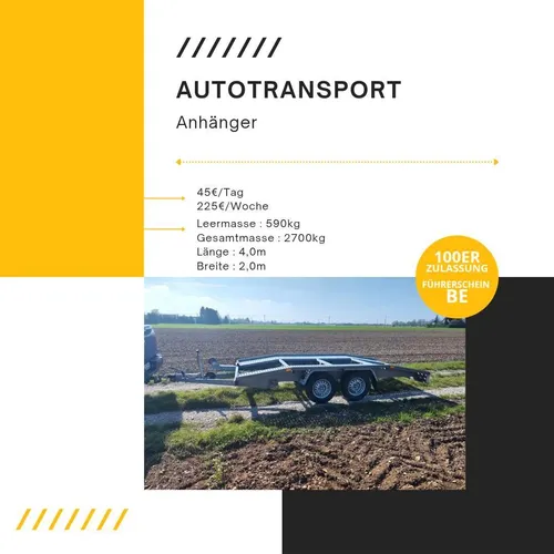 PKW Transportanhänger Autotransportanhänger