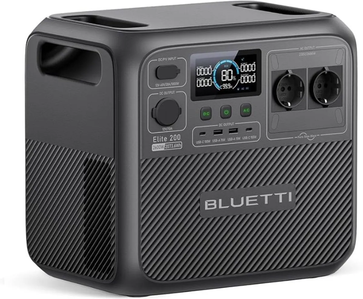 BLUETTI Elite 200 V2 Power Station 2000 Watt 2,0kWh