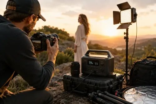Powerstation mieten für Outdoor Shooting – mobiler Strom ohne Steckdose