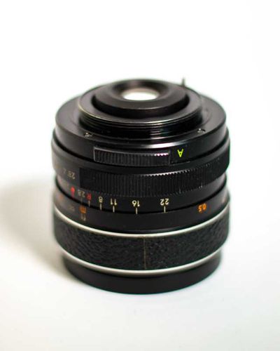 Vintage Objektiv M42 mit Adapter für Canon