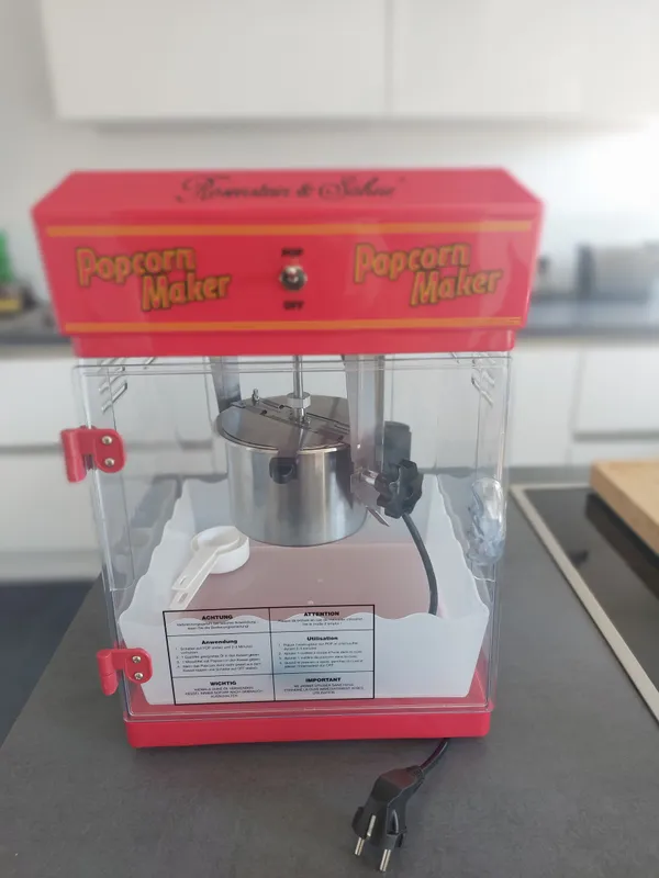 DIY Popcorn-Maschine mieten für Kindergeburtstage, Hochzeiten &&&