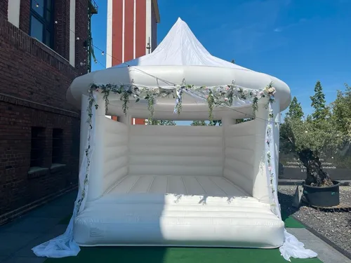 Hochzeitshüpfburg, Hüpfburg weiß, Wedding, Hochzeit