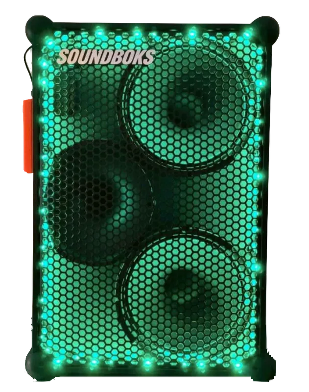 Soundboks 3 in Orange/ Grün/ Weiß/ Led