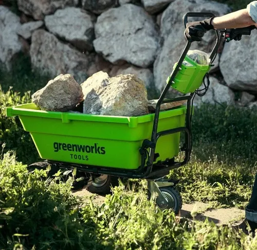Schubkarre Akku 40 V 100kg 106 L