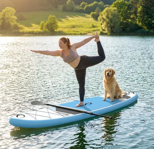 Stand Up Paddel Board Set 320 cm Aufblasbar 