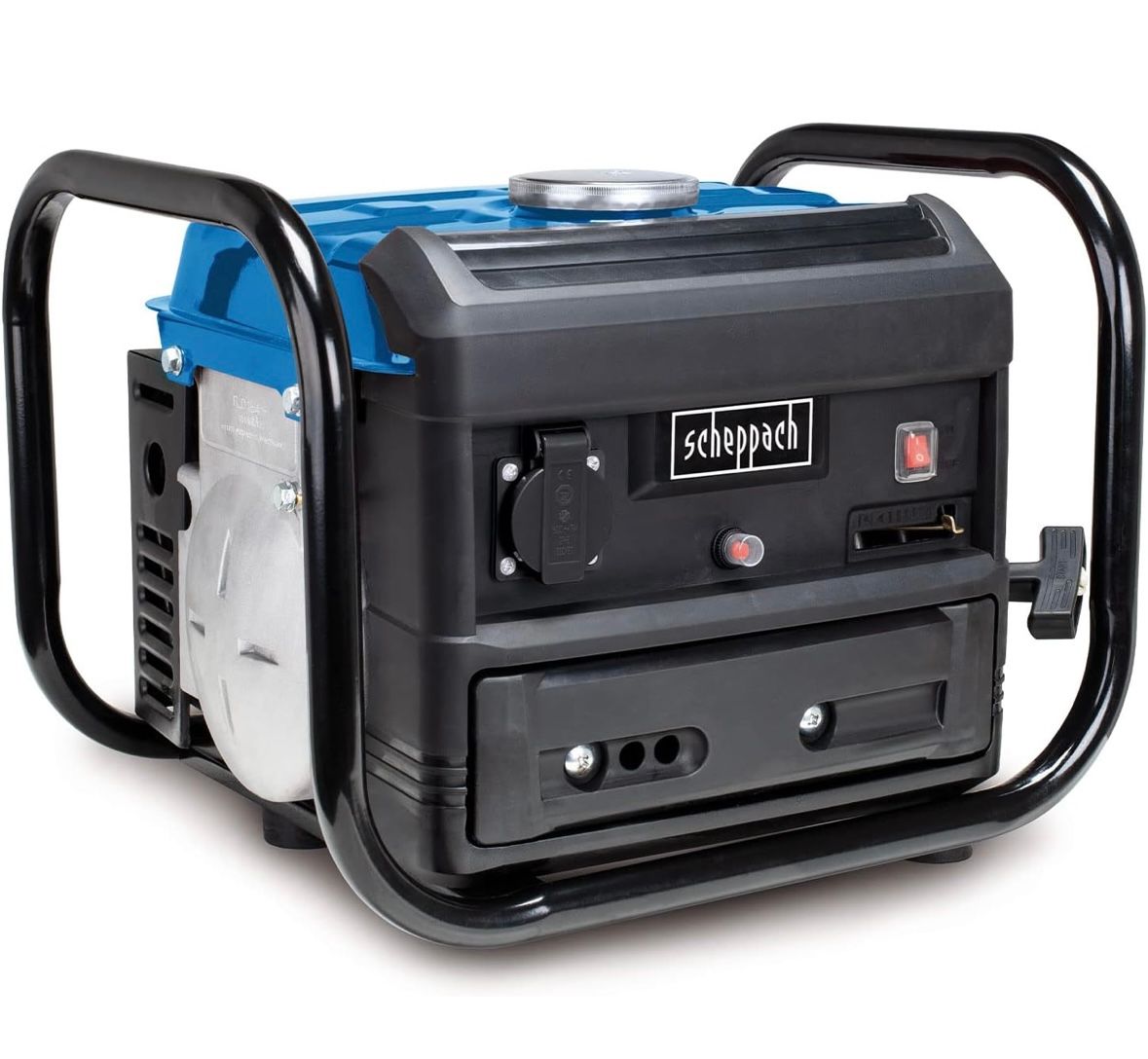 Scheppach Benzin Stromgenerator SG1000 (Stromerzeuger max. 700w, 4 Liter Tank) 